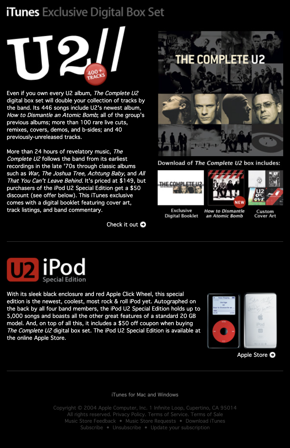 U2 Web Promo