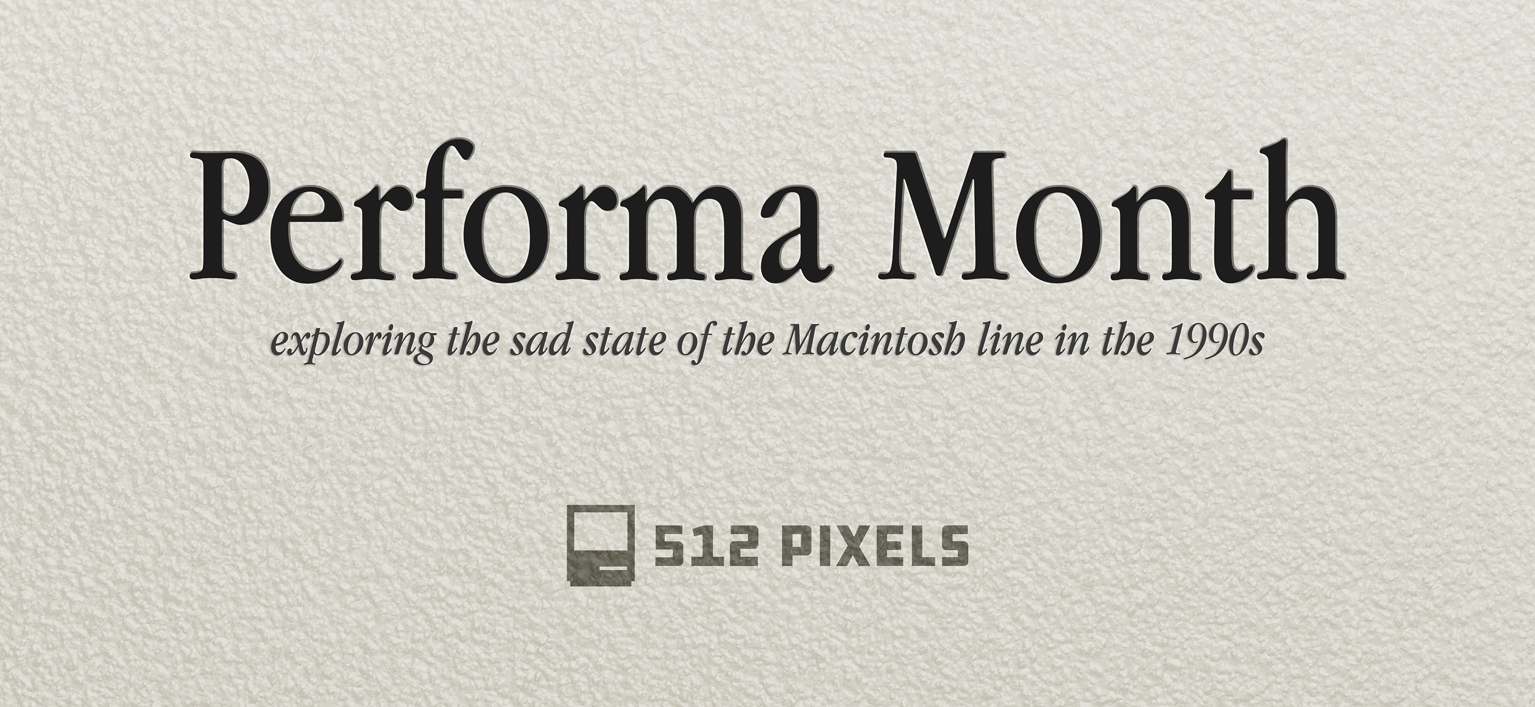 Performa Month — 512 Pixels