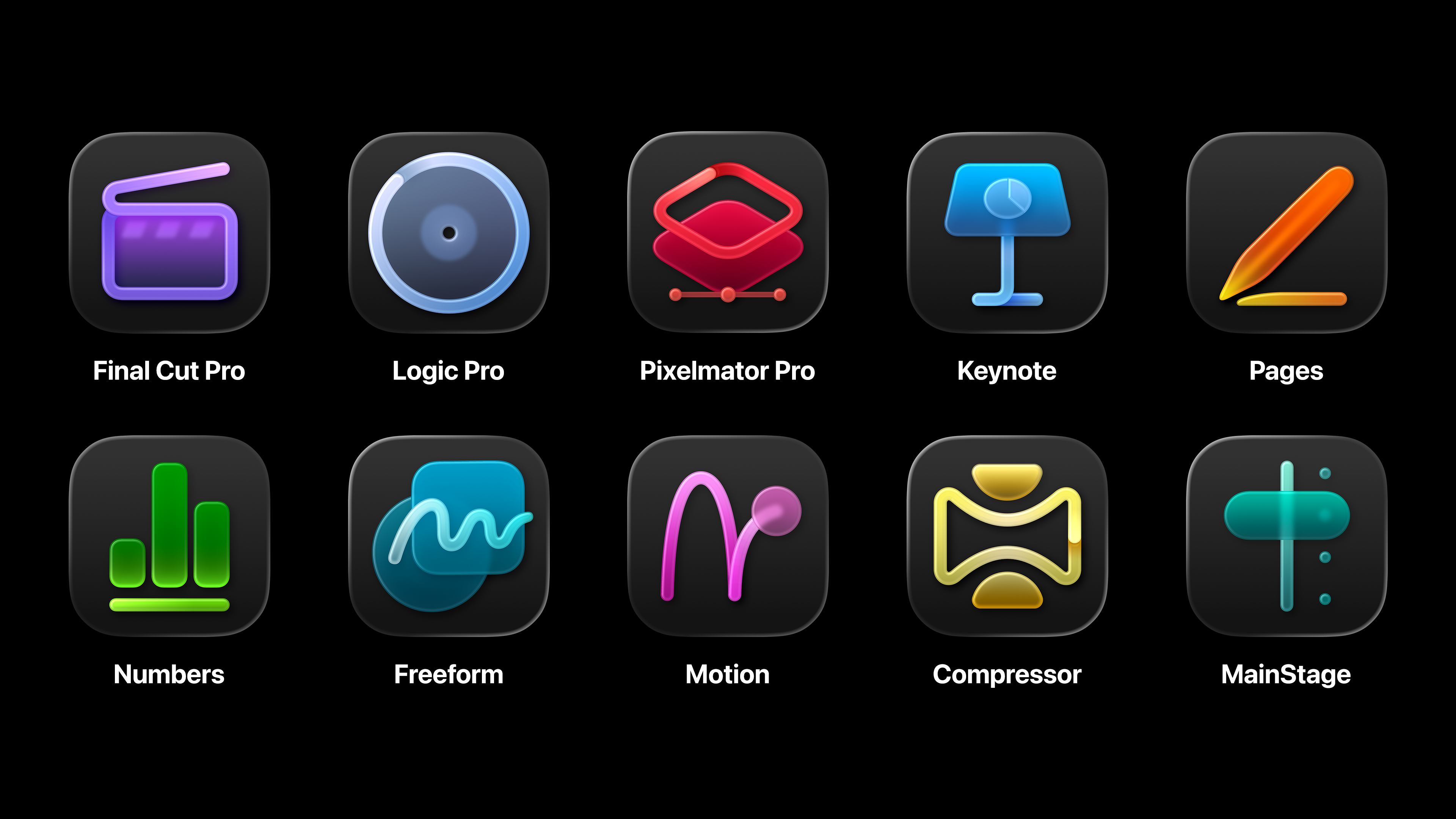 Apple Creator Studio Icons